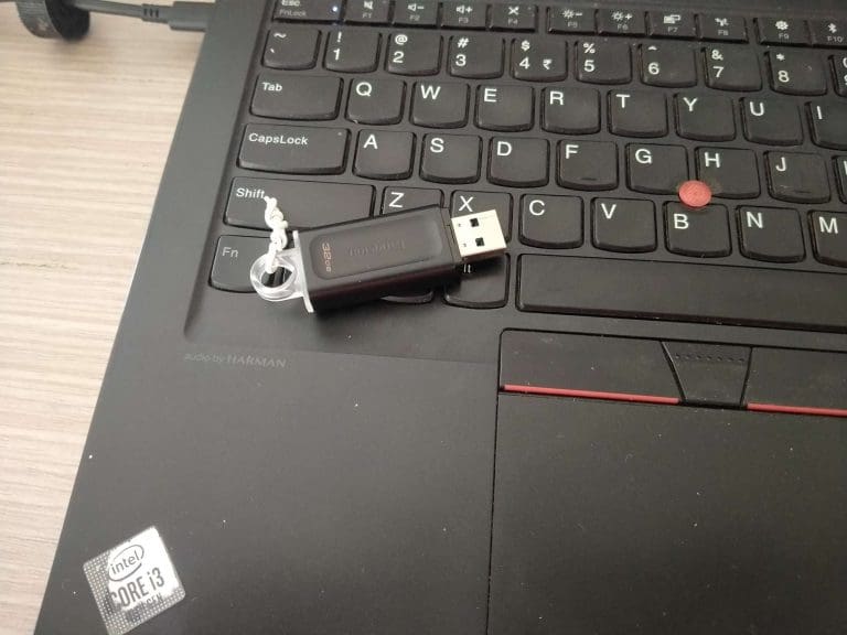 kingston usb connected to windows 