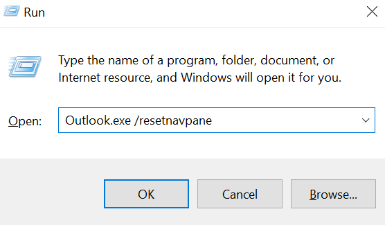 use-run-command-to-reset-outlook-navigation-pane