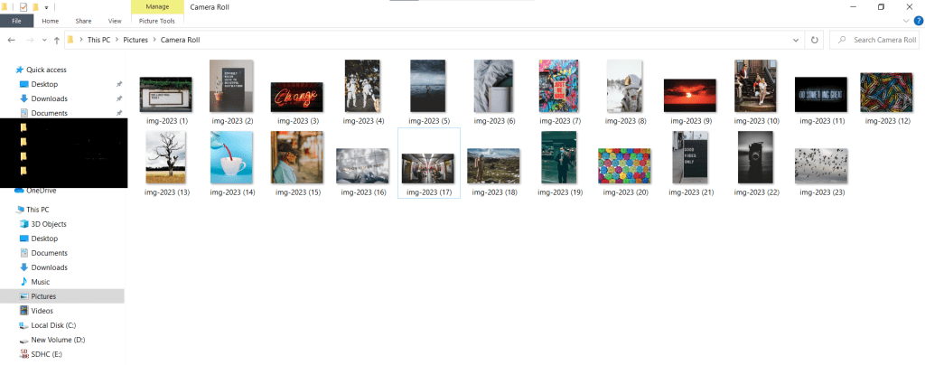 file explorer