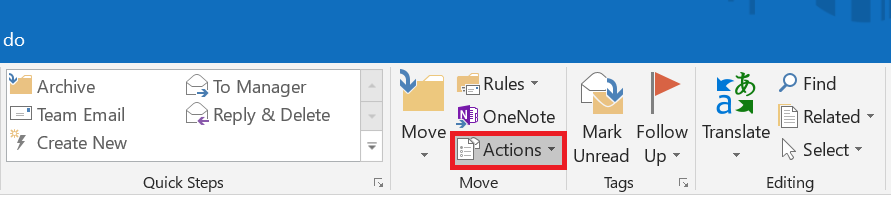 click-on-actions