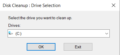 select c drive