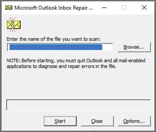 open outlook inbox repair tool
