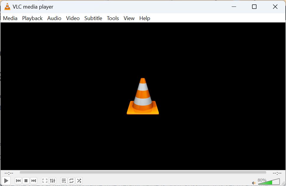 Launch VLC media player