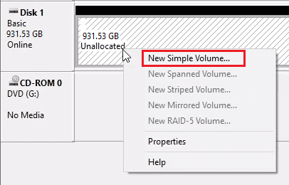 click-on-new-simple-volume