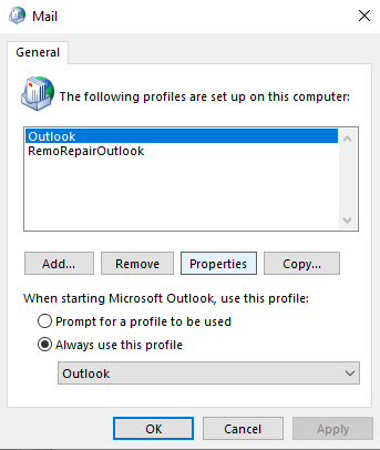 outlook-properties