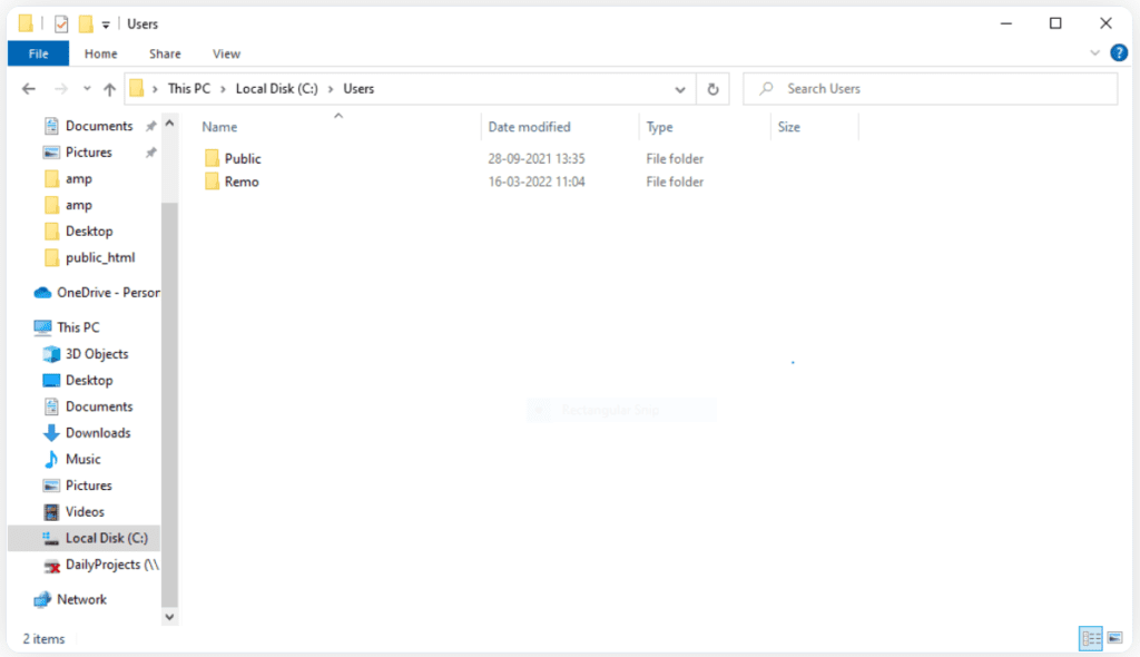 Recover Windows data from Windows.old Folder