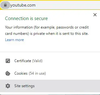access-site-settings