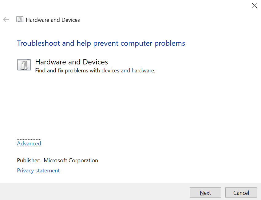 hardware-and-device-troubleshooter-to-fix-m2-ssd-not-showing-up-winodws-11-10