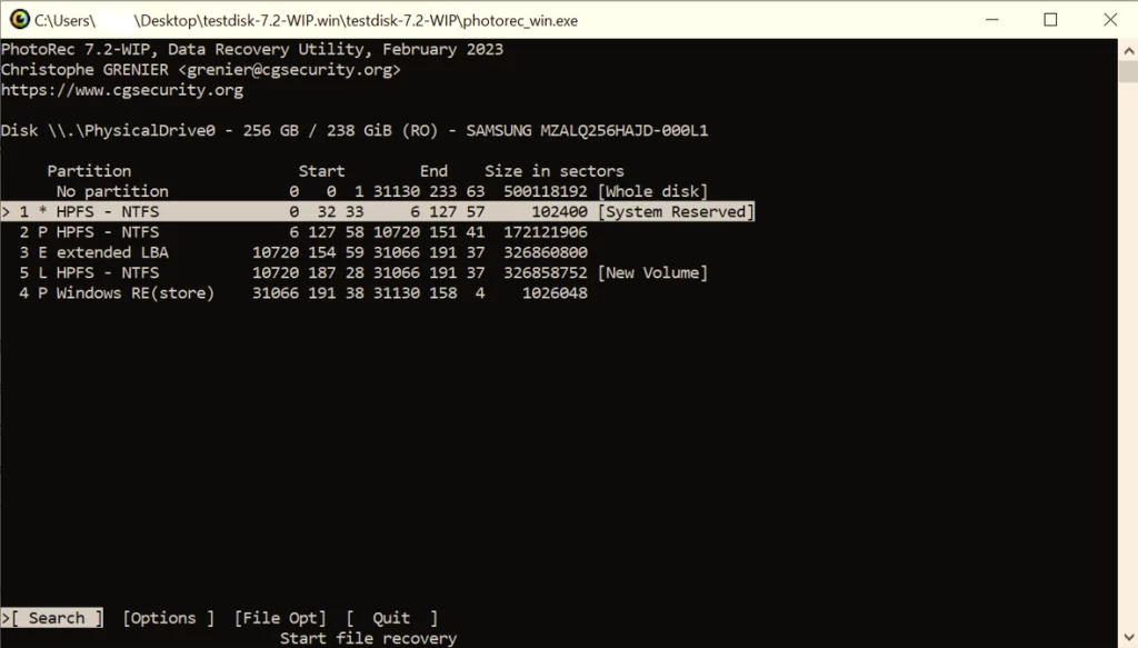 recover-photos-from-sony-camera-using-photorec
