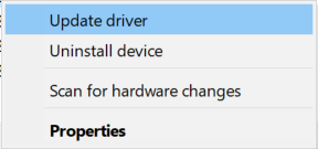 click on update driver
