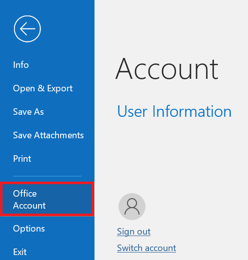 access-office-account-in-outlook