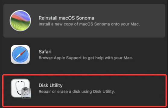 open disk utility
