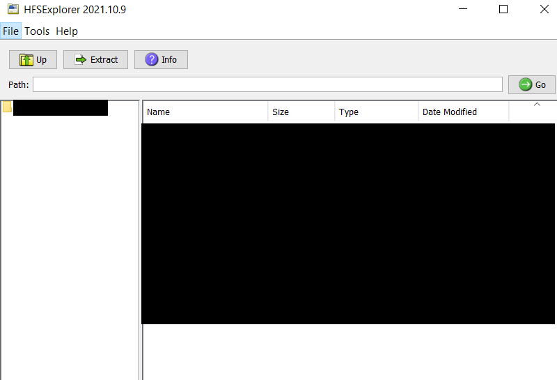 choose your files from HFS file explorer and save it