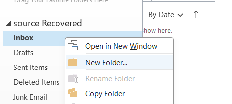 create new folder