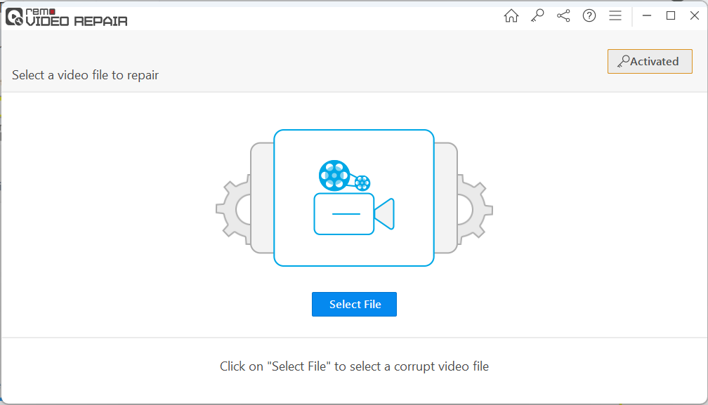 launch remo video repair software